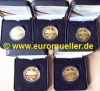 5x 100 Euro Goldm�nzen Deutschland 2011 - A/D/F/G/J -