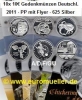 10x 10 Euro Gedenkm�nzen Deutschland 2011 in PP - komplett