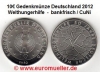 10 Euro Gedenkm�nze Deutschland 2012 Welthungerhilfe unc.