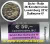 Rolle 2 Euro Sonderm�nze Luxemburg 2012 - Guillaume IV.