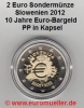 2 Euro Sonderm�nze Slowenien 2012 Bargeld  PP
