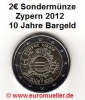 2 Euro Sonderm�nze Zypern 2012 Bargeld