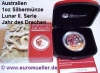 Australian Lunar II 1oz Silver Coin Series Dragon 2012 coloured Edition