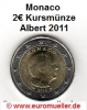 Monaco 2 Euro Kursm�nze 2011