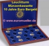 Leuchtturm M�nzenkassette 10 Jahre Euro Bargeld