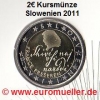 Slowenien 2 Euro Kursm�nze 2011 bu.